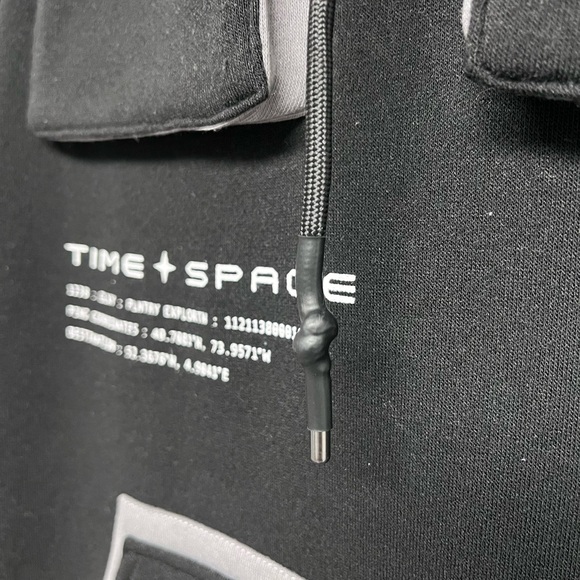 Time + Space pocket hoodie(SOLD) - Picture 3 of 8